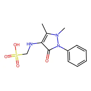 Sulfamidopyrine structure