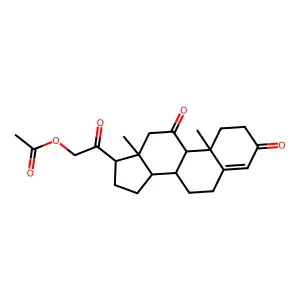 11-Dehydrocorticosterone acetate structure