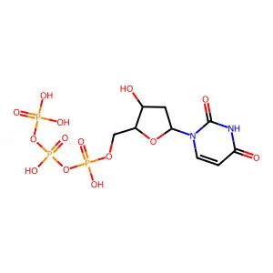 Compound C9H15N2O14P3 structure