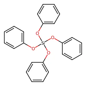 Tetraphenoxysilane structure