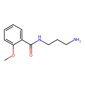 N-(3-aminopropyl)-2-methoxybenzamide structure