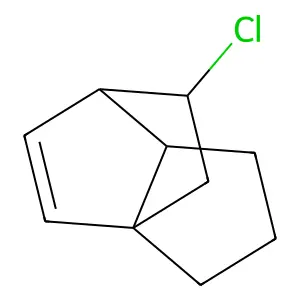 10-Chlorotricyclo[4.2.2.0(1,5)]dec-7-ene structure