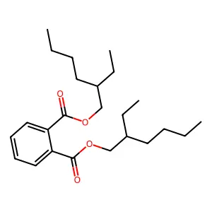 Bis(2-ethylhexyl) phthalate structure