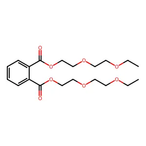 bis[2-(2-ethoxyethoxy)ethyl] benzene-1,2-dicarboxylate structure