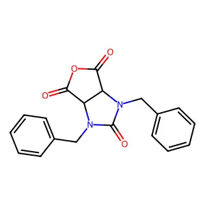 1,3-dibenzyldihydro-1h-furo[3,4-d]imidazole-2,4,6(3h)-trione structure