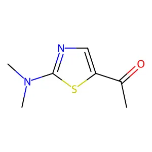 1-[2-(dimethylamino)-1,3-thiazol-5-yl]ethanone structure