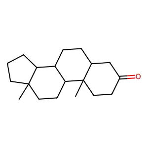 10,13-dimethyl-1,2,4,5,6,7,8,9,11,12,14,15,16,17-tetradecahydrocyclopenta[a]phenanthren-3-one structure