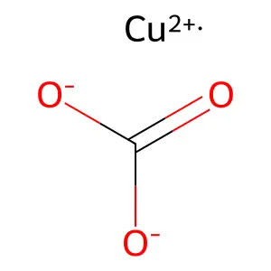 Copper carbonate structure