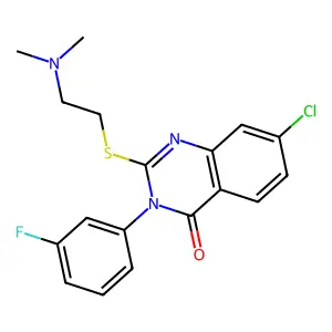 Compound C18H17ClFN3OS structure