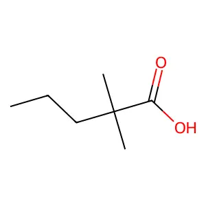 2,2-Dimethylpentanoic acid structure