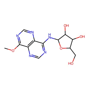 Compound C12H15N5O5 structure