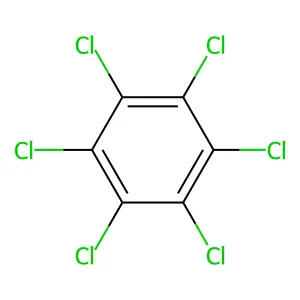 HEXACHLOROBENZENE structure