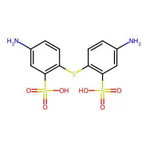 Benzenesulfonic acid, 2,2'-thiobis[5-amino- structure