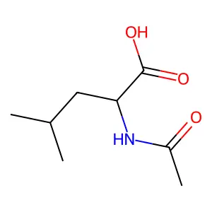 N-Acetyl-L-leucine structure