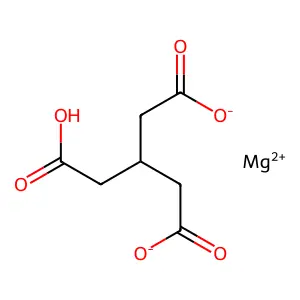 Acetic acid, 2,2',2''-nitrilotris-, magnesium salt (1:1) structure