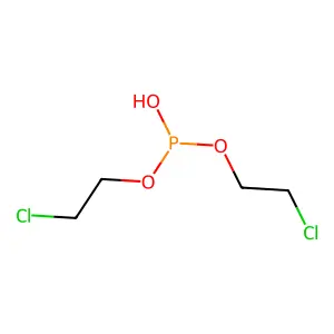 Bis(2-chloroethyl) phosphonate structure