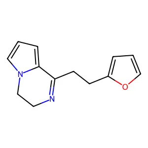 1-[2-(furan-2-yl)ethyl]-3,4-dihydropyrrolo[1,2-a]pyrazine structure