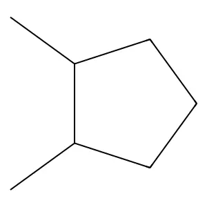 cis-1,2-Dimethylcyclopentane structure