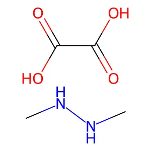 1,2-Dimethylhydrazine oxalate structure