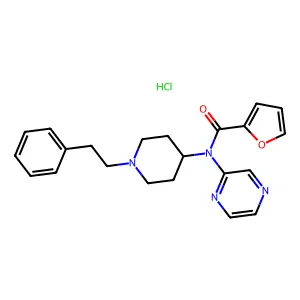 Mirfentanil hydrochloride structure