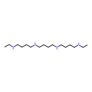 Diethylhomospermine structure