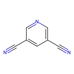 Pyridine-3,5-dicarbonitrile structure