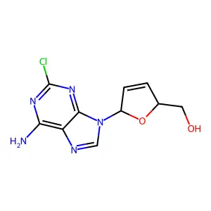 Compound C10H10ClN5O2 structure