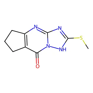 11-methylsulfanyl-1,8,10,12-tetrazatricyclo[7.3.0.03,7]dodeca-3(7),8,10-trien-2-one structure