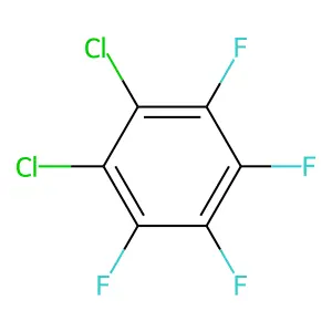 1,2-Dichloro-3,4,5,6-tetrafluorobenzene structure