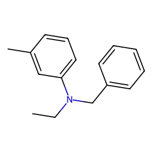 N-Benzyl-N-ethyl-m-toluidine structure