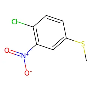 1-Chloro-4-(methylthio)-2-nitrobenzene structure
