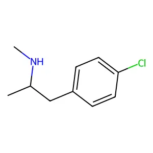 Chlormethamphetamine structure