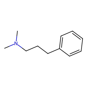 N,N-dimethyl-3-phenylpropan-1-amine structure