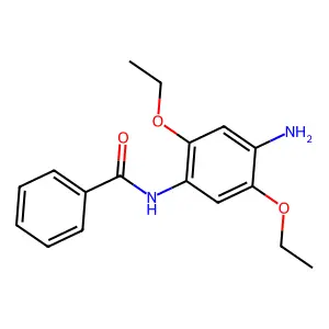 N-(4-amino-2,5-diethoxyphenyl)benzamide structure