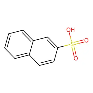 Naphthalene-2-sulfonic acid structure
