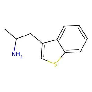 1-(1-benzothiophen-3-yl)propan-2-amine structure