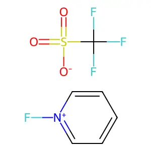 1-(18F)fluoranylpyridin-1-ium;trifluoromethanesulfonate structure