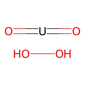 Uranium dioxideperoxide structure
