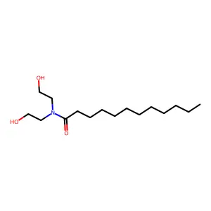 N,N-Bis(2-hydroxyethyl)dodecanamide structure