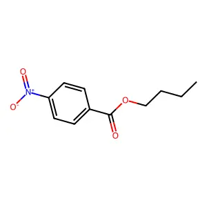 Butyl 4-nitrobenzoate structure