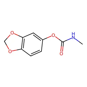 1,3-Benzodioxol-5-ol, methylcarbamate structure