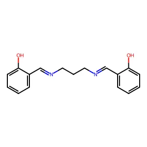 N,N'-Bis(salicylidene)-1,3-propanediamine structure