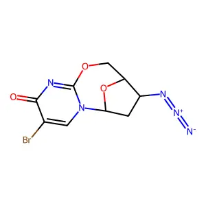 Compound C9H8BrN5O3 structure