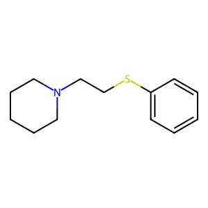 1-[2-(Phenylthio)ethyl]piperidine structure