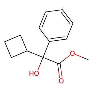 methyl 2-cyclobutyl-2-hydroxy-2-phenylacetate structure