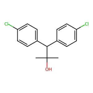 1,1-Bis(4-chlorophenyl)-2-methylpropan-2-ol structure