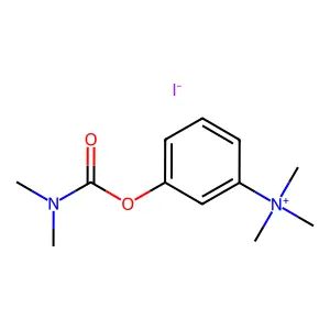 [3-(dimethylcarbamoyloxy)phenyl]-trimethylazanium iodide structure