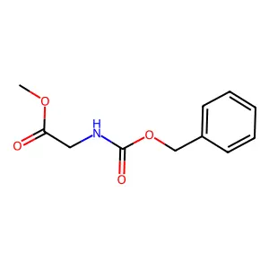 methyl 2-(phenylmethoxycarbonylamino)acetate structure