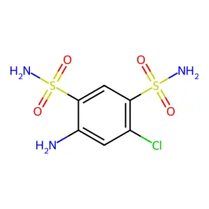 Compound C6H8ClN3O4S2 structure