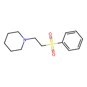1-[2-(Phenylsulfonyl)ethyl]piperidine structure